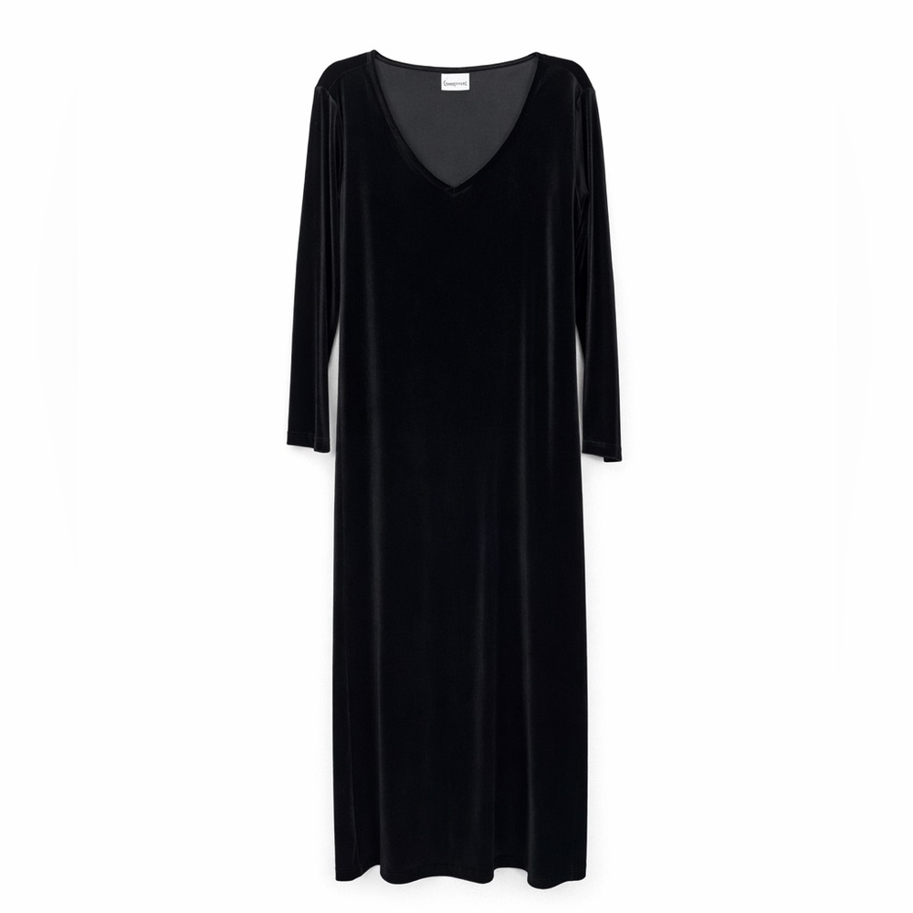 Chico’s Black Velvet Dress